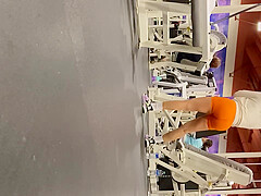 Gym big booty candid
