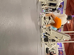 Gym big booty candid