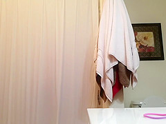 HD Blond GF Bathroom Shower Spy Sexy Small Tits Milf 3-26