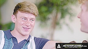 HETEROFLEXIBLE - Redhead Jock Eric Charming Passionately Fucks New Lonely Twink Neighbor Max Lorde