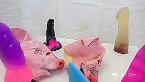 HORNY PIGS! The ULTIMATE anal filth session! Brittany Bardot and Laura Boomlock - PissVids