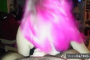 Hair Sloppy Deepthroat Facefuck Cum All Over Her Face