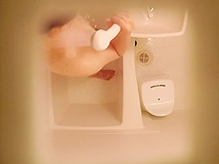 Hairy Asian Showering