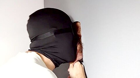 Hairy Straight Personal Trainer Comes To Gloryhole For The First Time Cums Without Telling Me