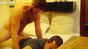 Hairy hunk bareback
