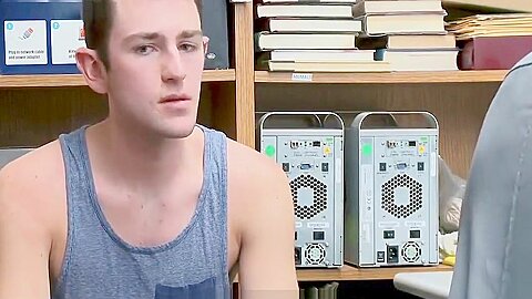 Handsome Boy Fucked By A Pervy Loss Prevention Officer For Thieft