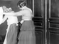 Happy teens 18+ Fuck and Spank Each Other (1920s Vintage)