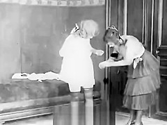 Happy teens 18+ Fuck and Spank Each Other (1920s Vintage)