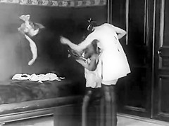 Happy teens 18+ Fuck and Spank Each Other (1920s Vintage)