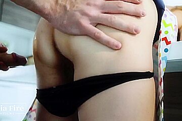 He Spied On Me And Then Fucked Hard In The Kitchen - Mia Fire
