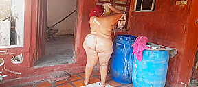 He Spied On My Stepmother While She Was Taking A Shower On The Terrace Of Her House