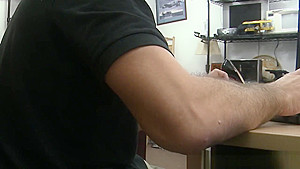Heeled pawnshop amateur riding for cash