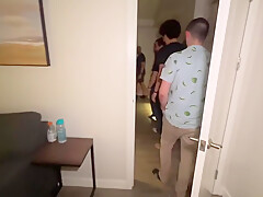 Her First Anal Gangbang! 11 Guys Fuck Vanessa Cliff In The