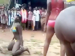 Her ass is pretty fat, yet she dances like crazy