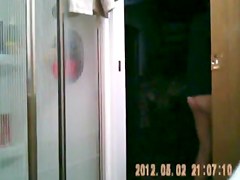 Hidden of Wife getting in the Shower