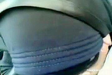 Hijab muslim car oral stimulation