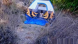 Hiking with three teenie cuties leads to outdoor sex