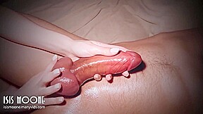 Homemade Oiled Cock Massage And Prostate Milking Using Cock Ring - Isis Moone