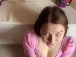 Honey Sasha - Pov Slobbering Suck So He Cum On My Face