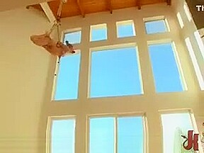 Hooded Blonde Bound And Rough Fucked