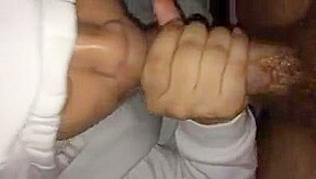 Hoodie blowjob with facial