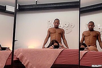 Horny 3way Unthinkable Porn Scene With April Olsen