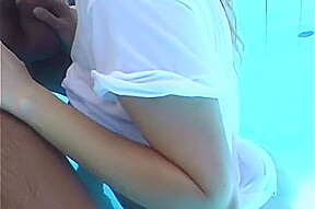 Horny Bitch Analized By The Pool