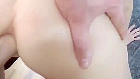 Horny Blonde Anal Fucked and Swallows Cum