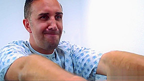 Horny Blonde Doctor gets Cock