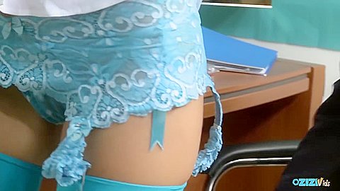 Horny Boss Having Fun With Three Sluts In The Office