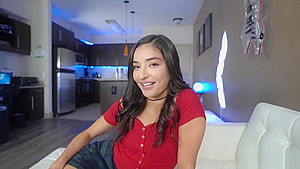 Horny Brunette Helps Her Stepdad Feel Better When He Loses His Job