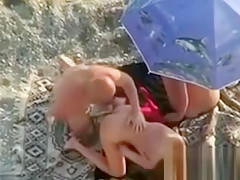 Horny Couples At The Beach