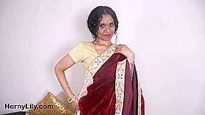 Horny Indian Stepmom Seducing Her Stepson Virtually On Webcam Show