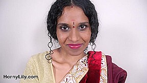 Horny Indian Stepmom Seducing Her Stepson Virtually On Webcam Show