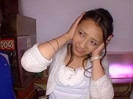 Horny Japanese chick Shizuka Kanno in Amazing Public JAV scene