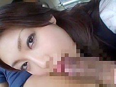 Horny Japanese chick in Amazing Cunnilingus, Outdoor JAV movie