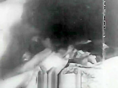 Horny Lesbian Loves Her Big Dildo (1920s Vintage)