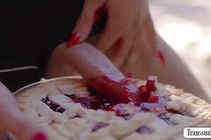 Horny Milf Lets Ts Neighbor Fuck Her Pie