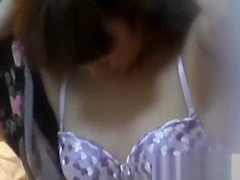 Horny asian masturbating