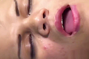 Horny blonde tranny Mel getting railed by big fat latin cock