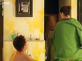 Horny homemade Showers, Brunette porn movie
