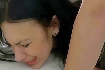 Horny lover fucks hot teen 18+ butt from behind - Sheri Vi