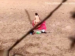 Horny matures caught at the nude beach