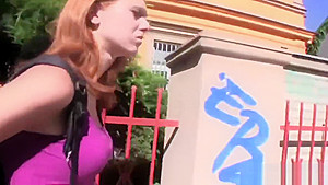 HornyAgent Ginger teen 18+ virgin gets fucked in the ass hole