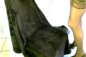 Hot CD solo on webcam