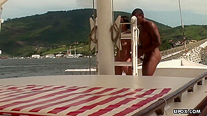 Hot Ebony Babe, Jessica Is Having Anal Sex On A Yacht