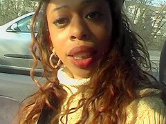 Hot German Ebony Riding And Sucking A Hard Cock In Pov