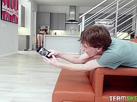 Hot Ginger Milf Teaches Creep A Lesson - Lauren Phillips