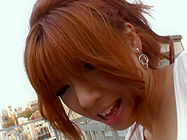 Hot Japanese girl showing off outdoors by Asian Public Sluts