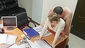 Hot Milf - Hot Blonde Secretary Fucked By Boss In Office